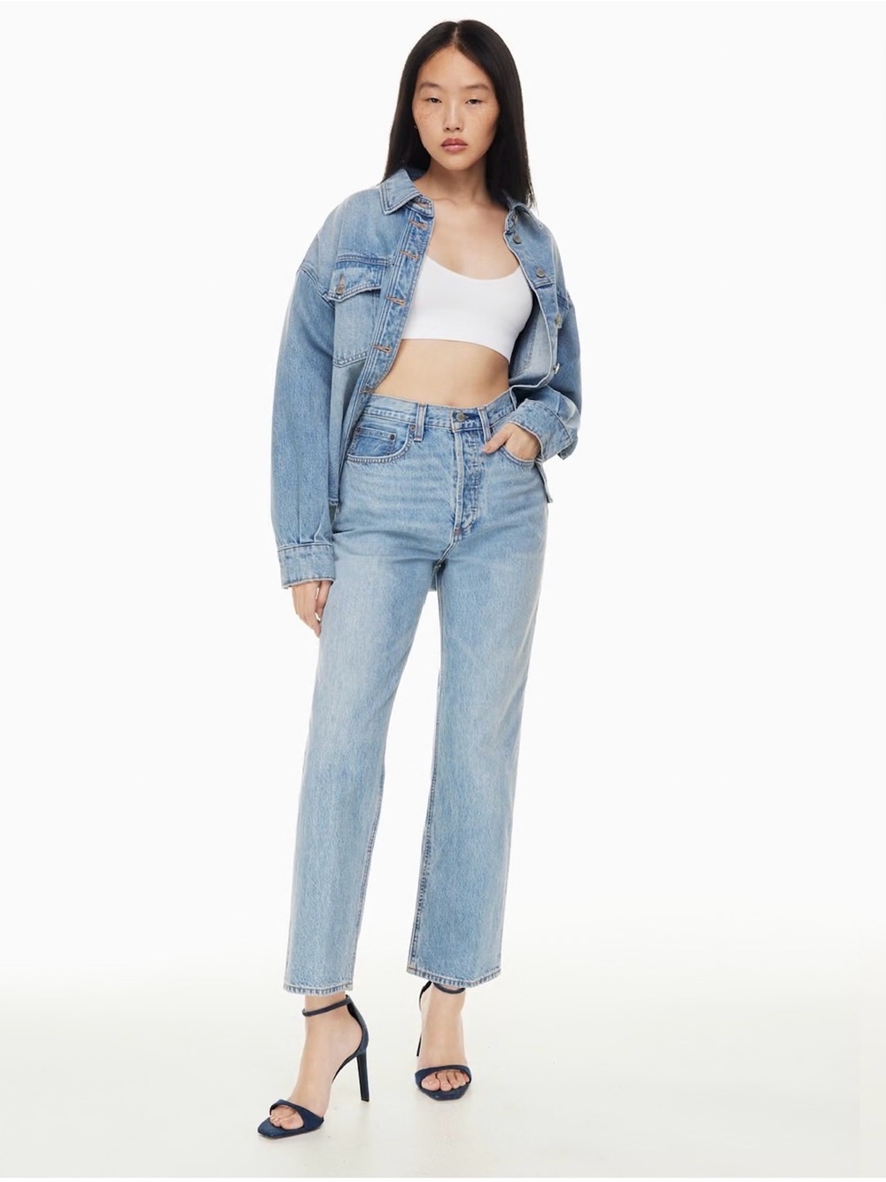 Aritzia Denim Forum The Joni High Rise Loose Jeans 32L – Size 26
